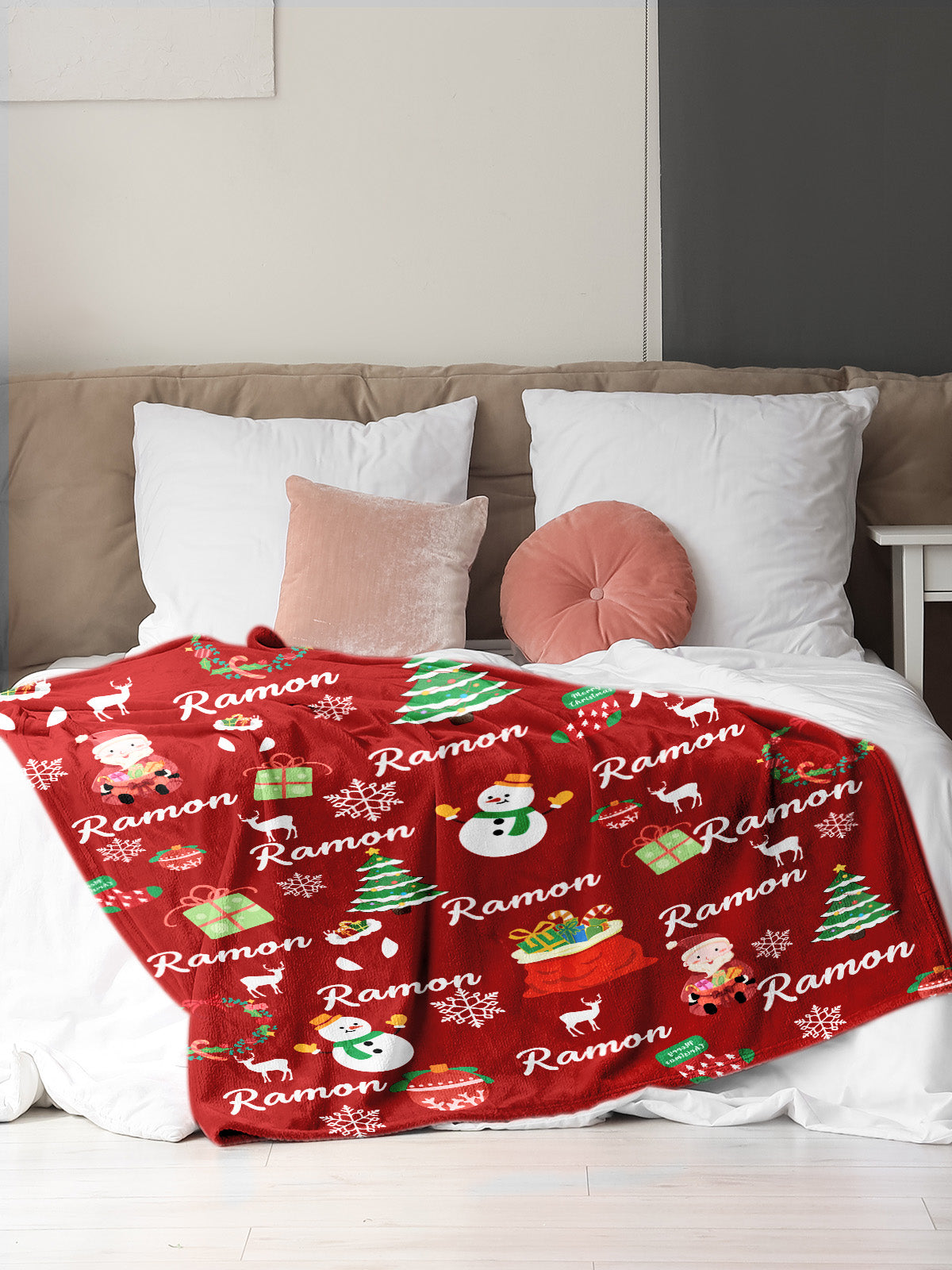 Personalized Blanket for Christmas with Name