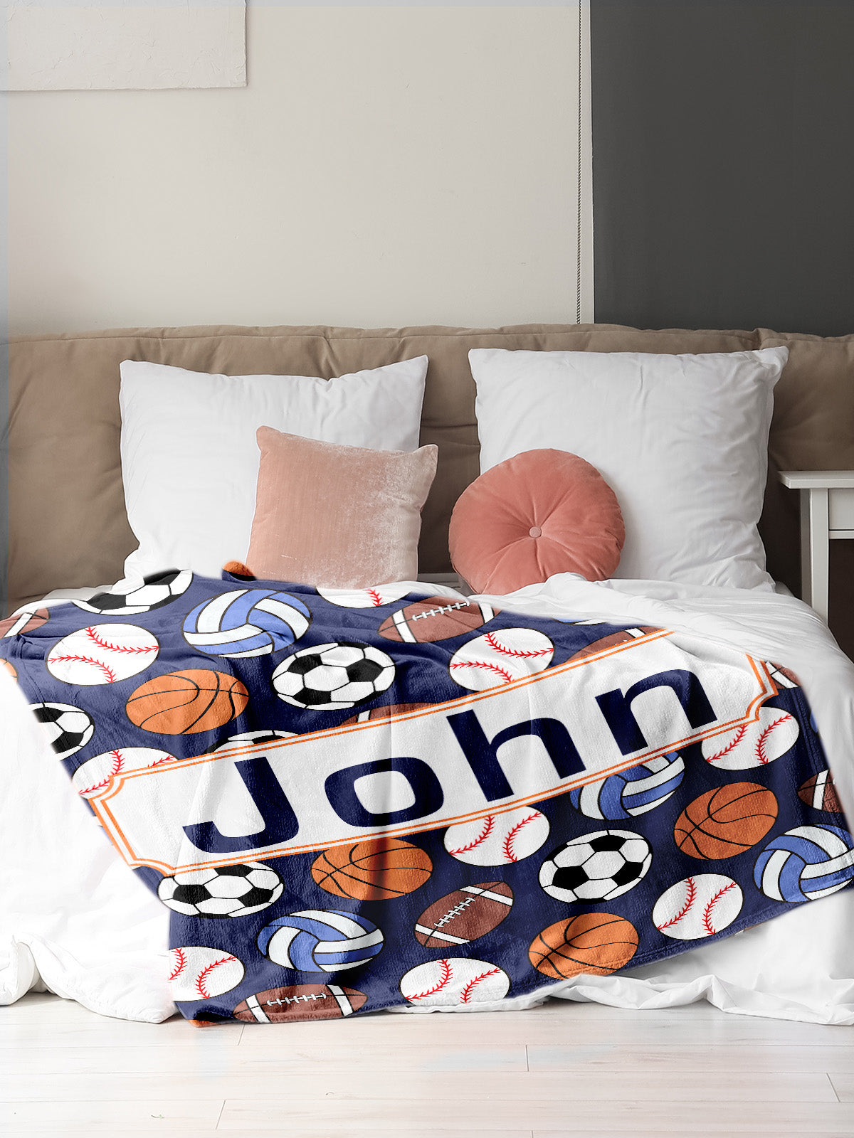 Custom Blankets for Sports Lovers with Name