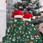 Personalized Blanket for Christmas with Name