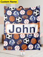 Custom Blankets for Sports Lovers with Name