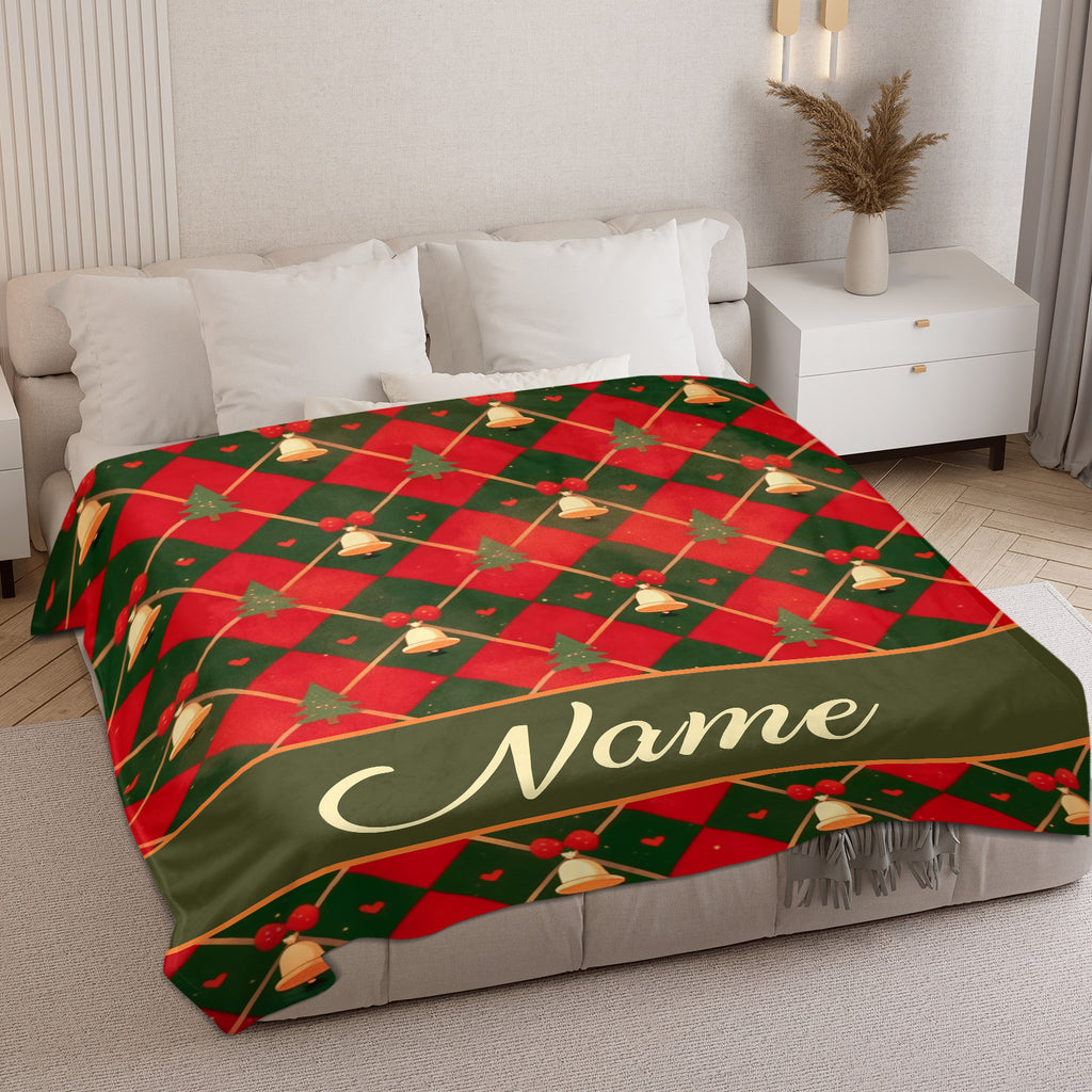Custom Blanket for Christmas with Name