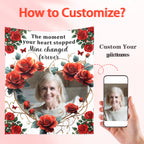 Custom memorial blanket for a loved one