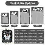 Custom memorial blanket for a loved one