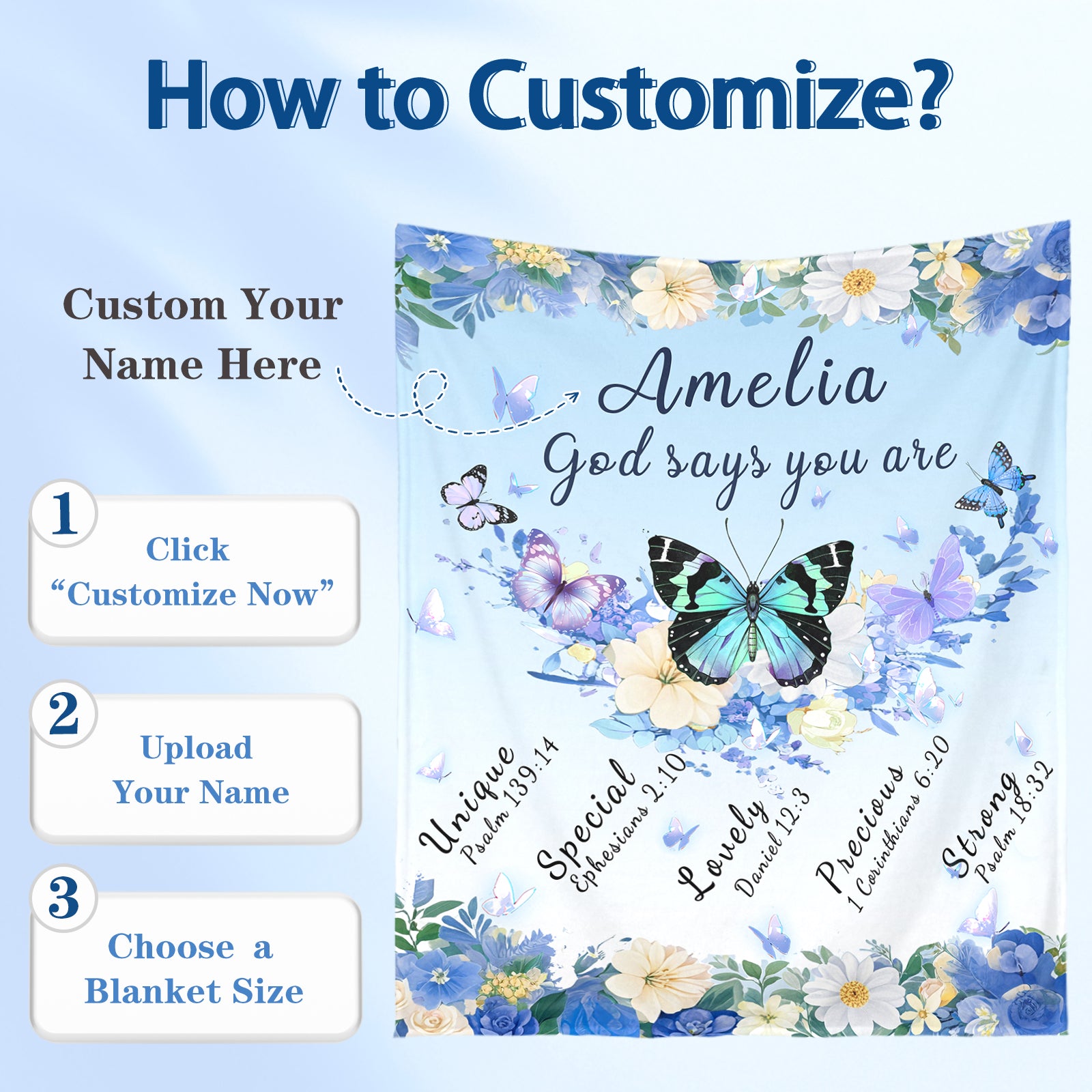 Faithful Comfort Custom Blankets