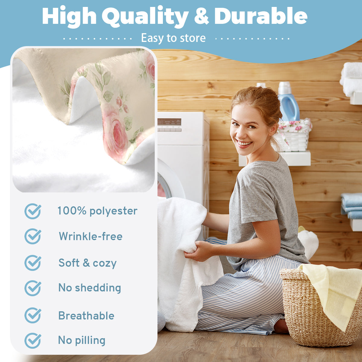 Specific Design Blanket with Bow