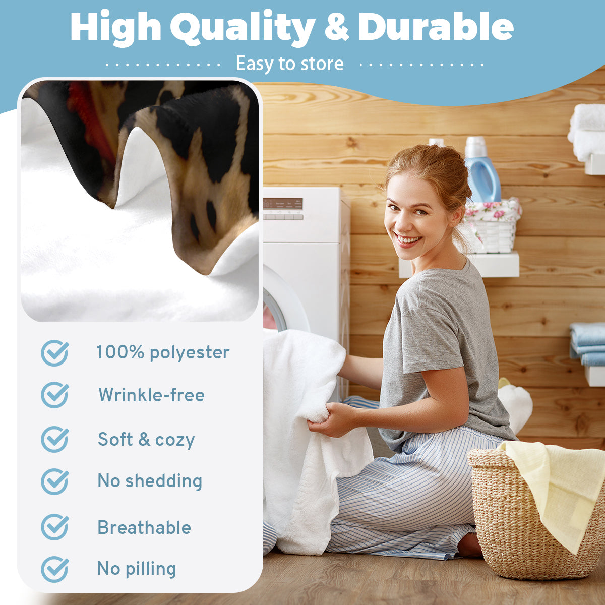 Specific Cozy f-moo-f Blanket