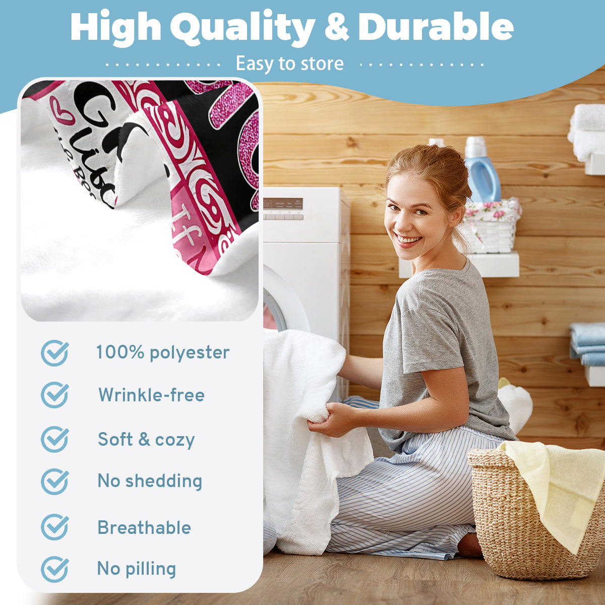Soft Comfort Blanket for Mom
