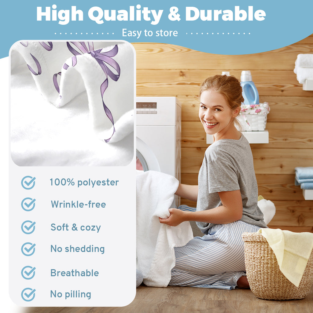Specific Design Blanket with Bow