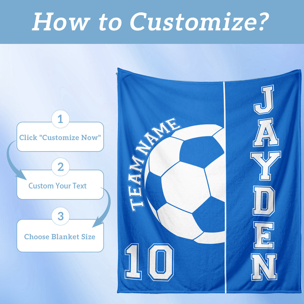 Custom Blankets for Sports Lovers with Name