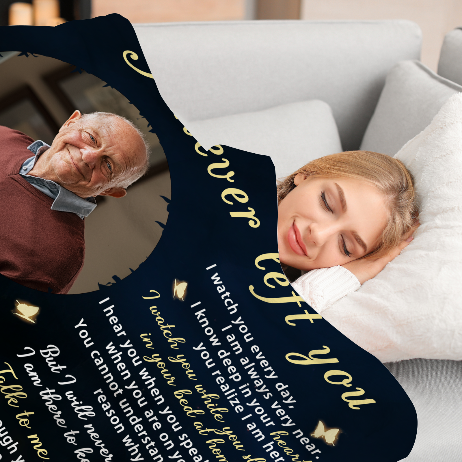 Personalized Memorial Blanket for Loved Ones