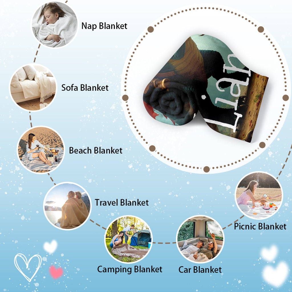 Cartoon Dreams Personalized Blankets