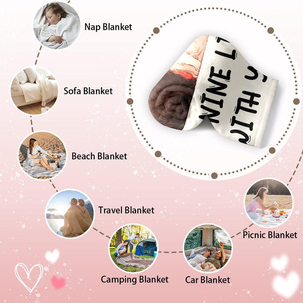 Romantic Valentine’s Day Cat Blanket