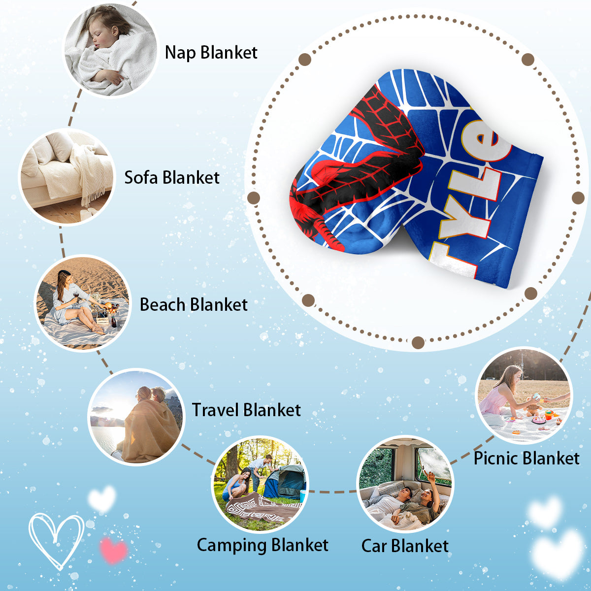 Spider-Man Heroes Custom Blanket