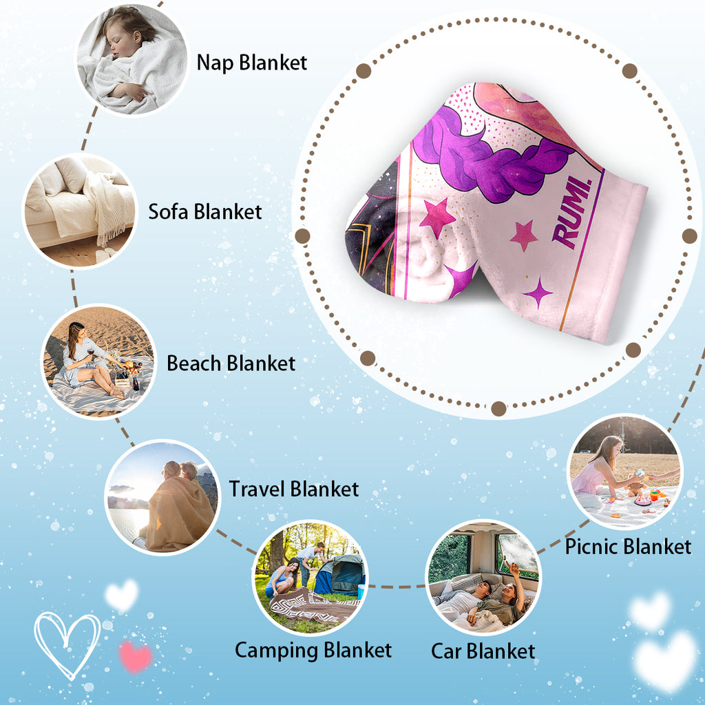 Kpop Stars Fleece Blanket