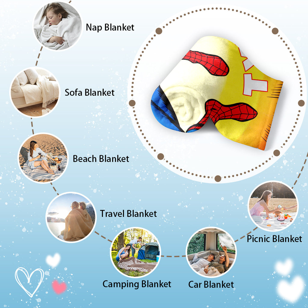 Spider-Man Heroes Custom Blanket