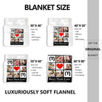To My Mom Custom Blanket with Photo