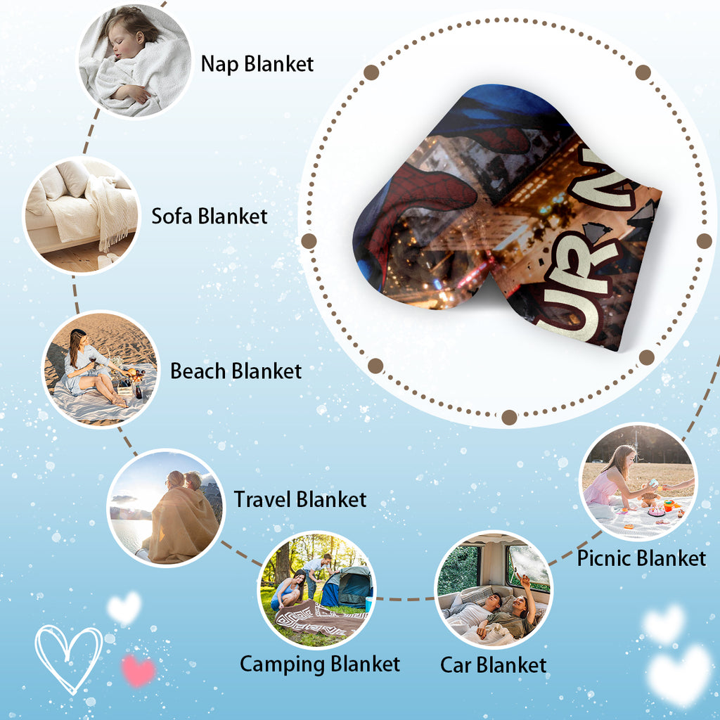 Spider-Man Heroes Custom Blanket