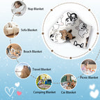 Specific Cozy Polyester Animal Blankets