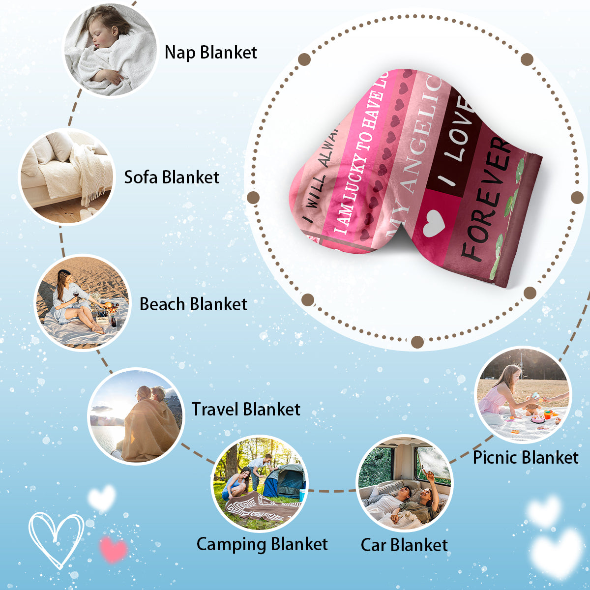 Specific Design Polyester Blanket