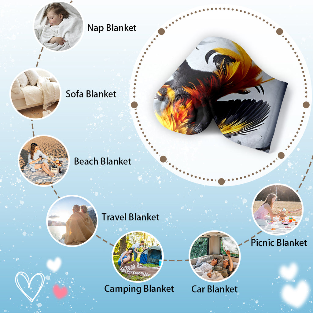 Specific Cozy Polyester Animal Blankets