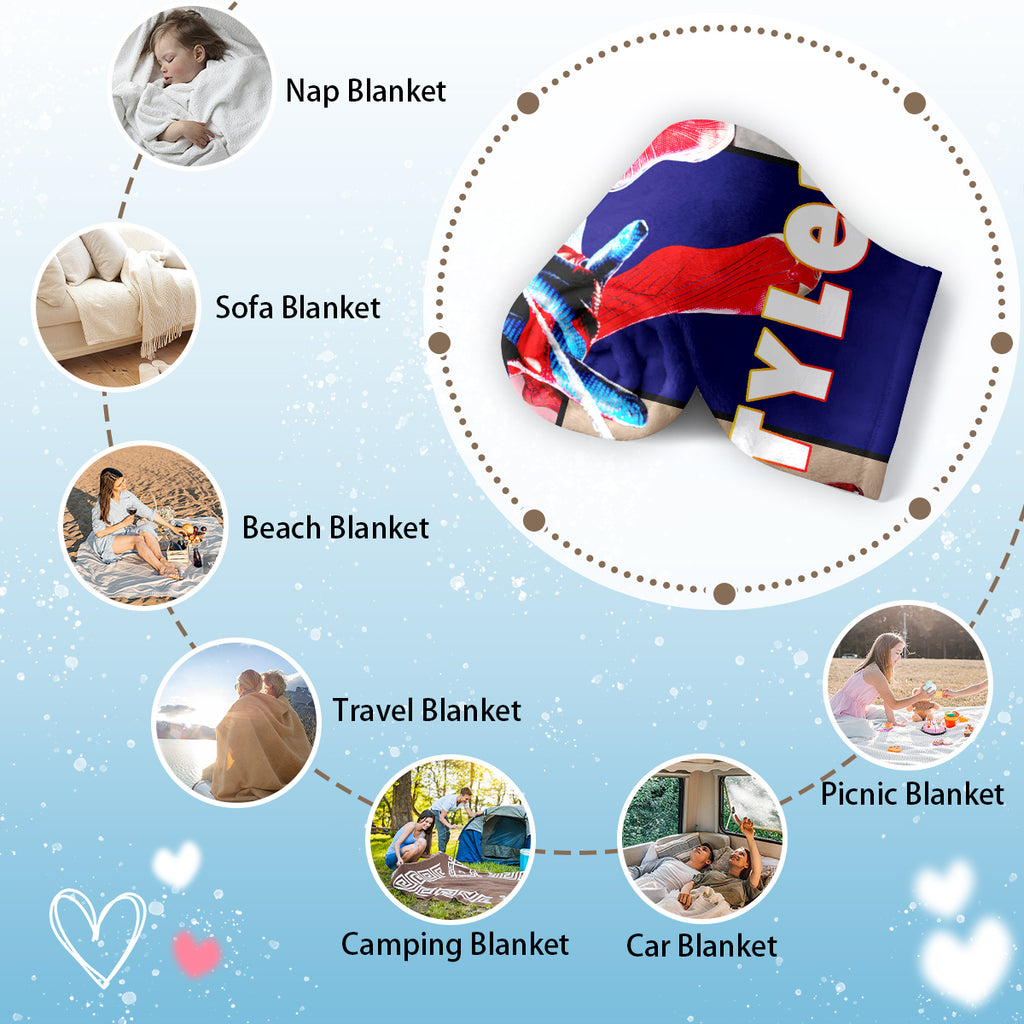 Spider-Man Heroes Custom Blanket