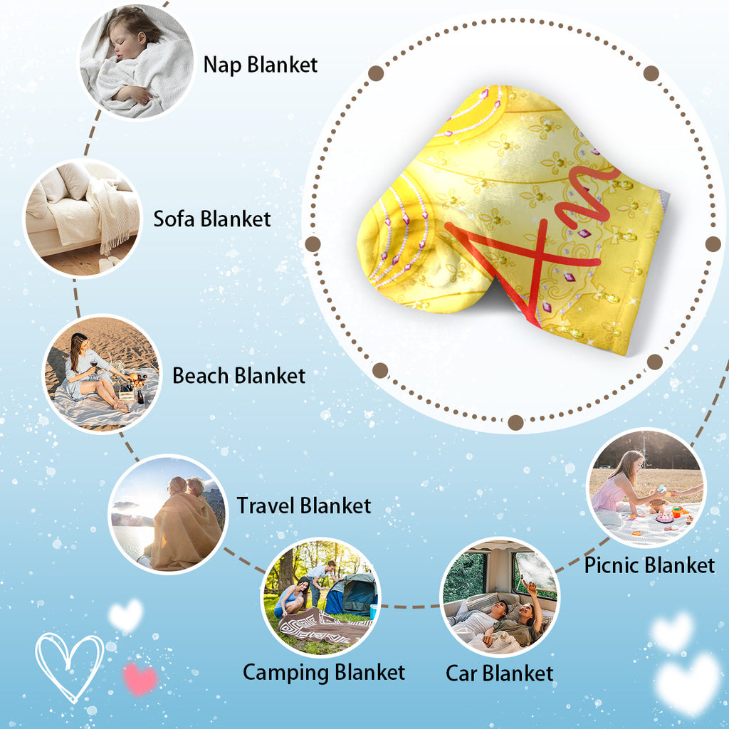 Cartoon Dreams Personalized Blankets