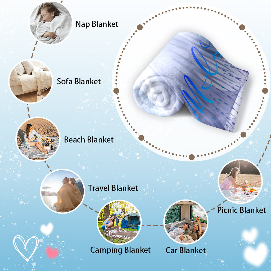 Cartoon Dreams Personalized Blankets