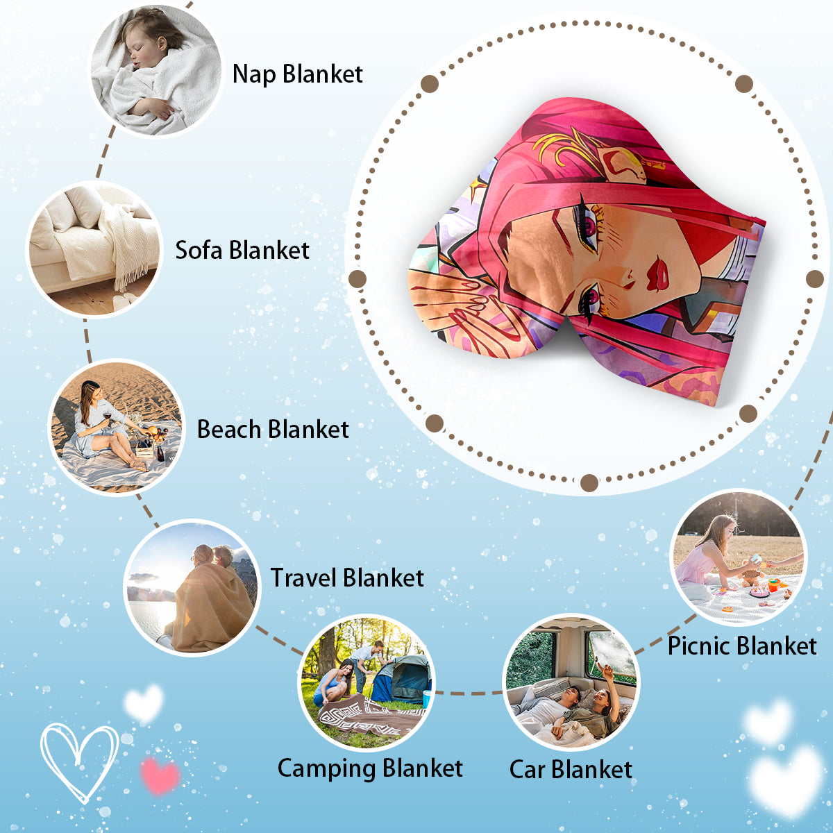 Kpop Fan Love Blanket