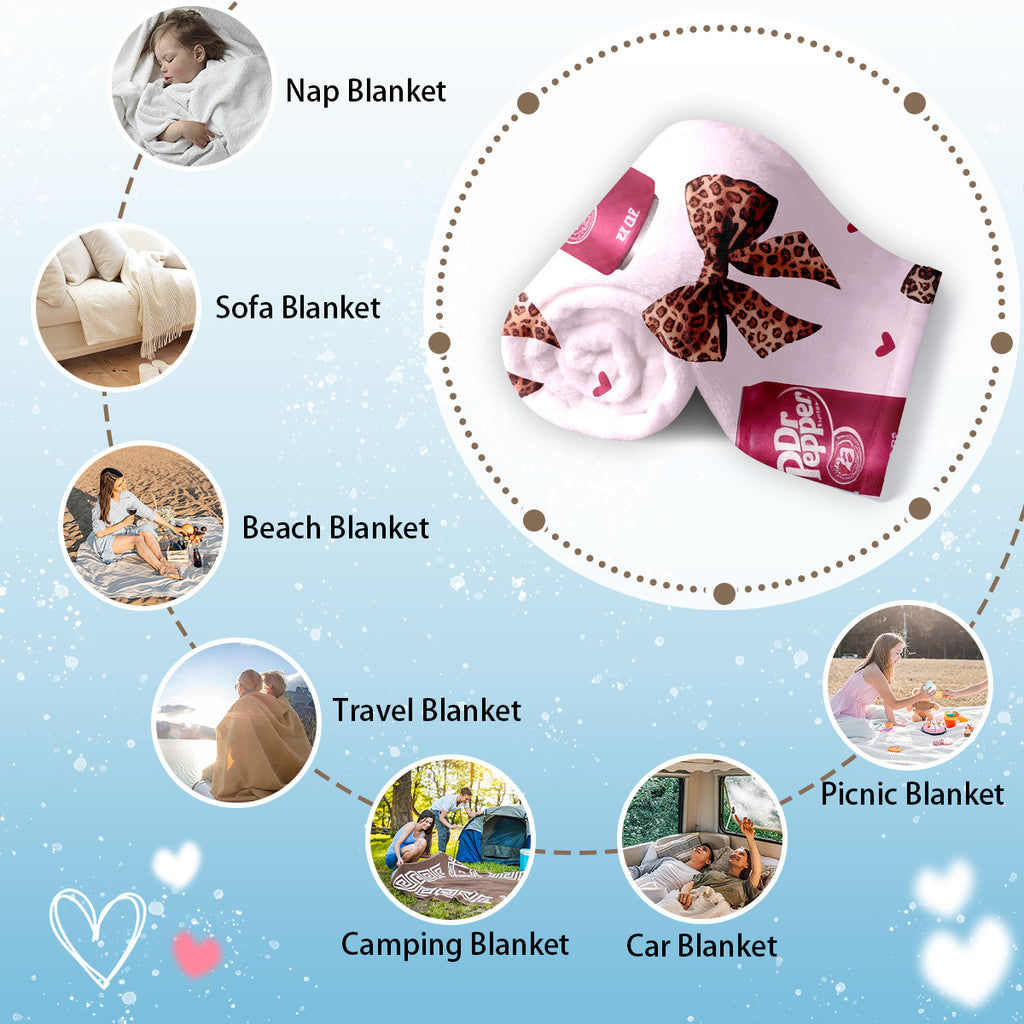 Specific Design Blanket with Bow