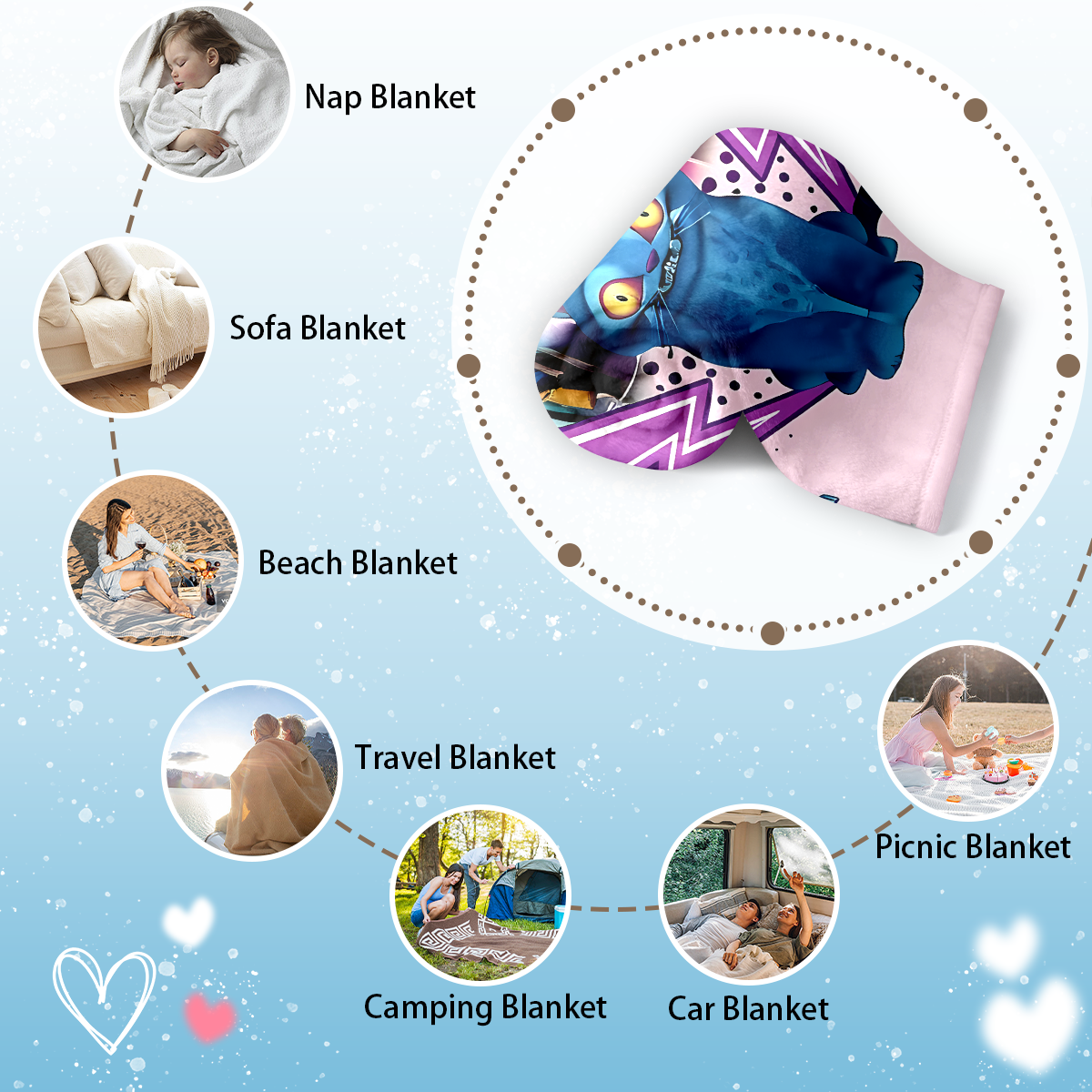 Kpop Stars Fleece Blanket