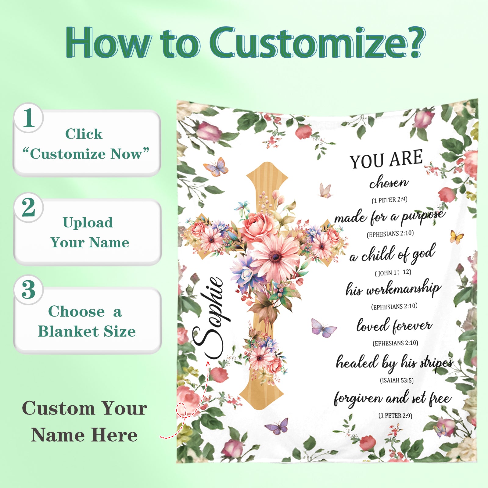 Faithful Comfort Custom Blankets