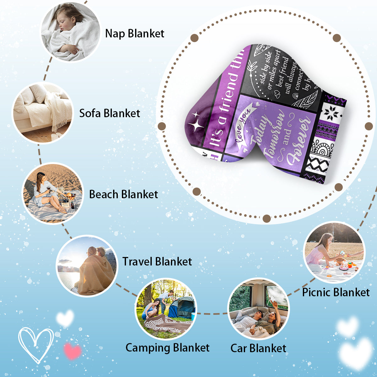 Specific Design Polyester Blanket