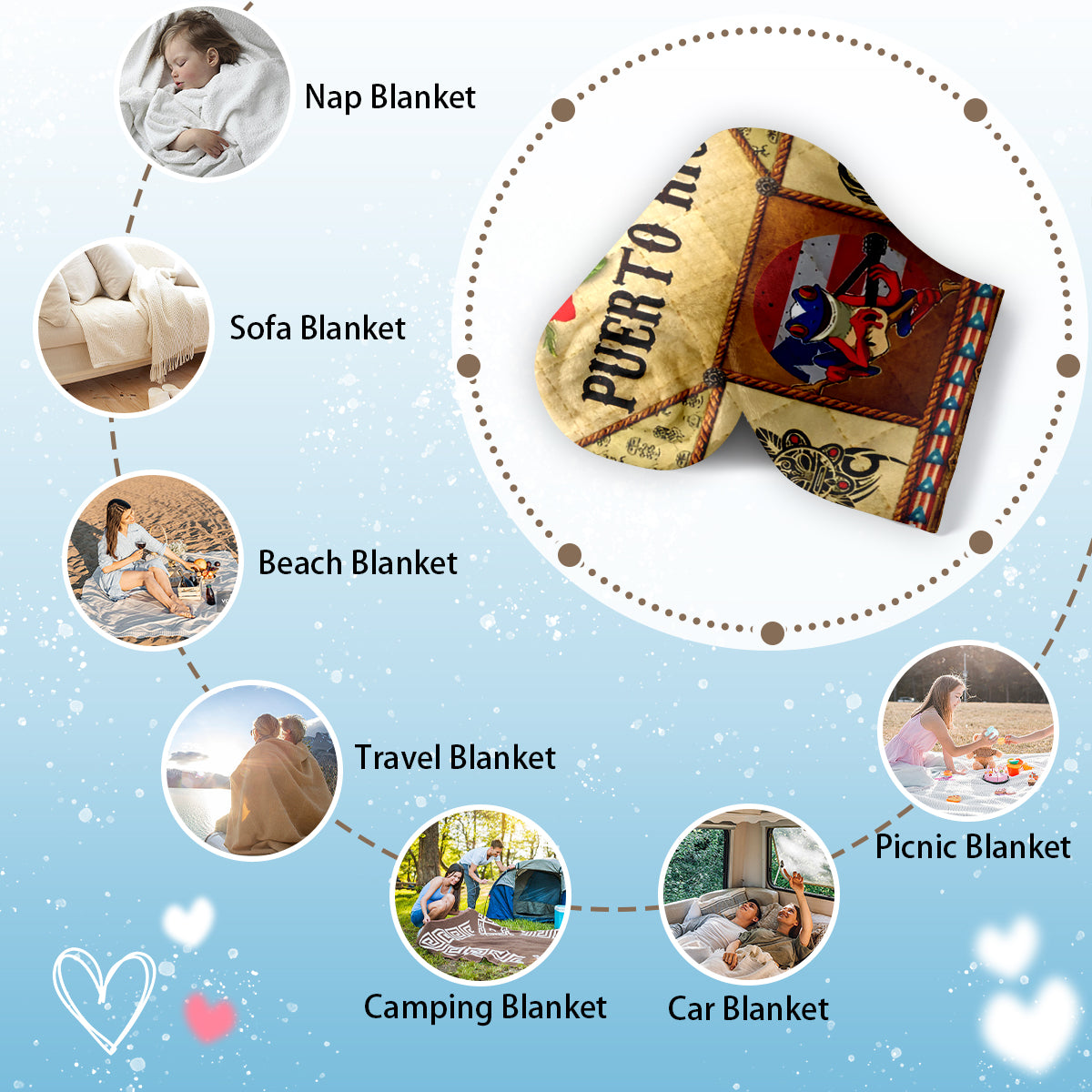 Specific Design Polyester Blanket