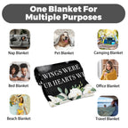 Custom memorial blanket for a loved one