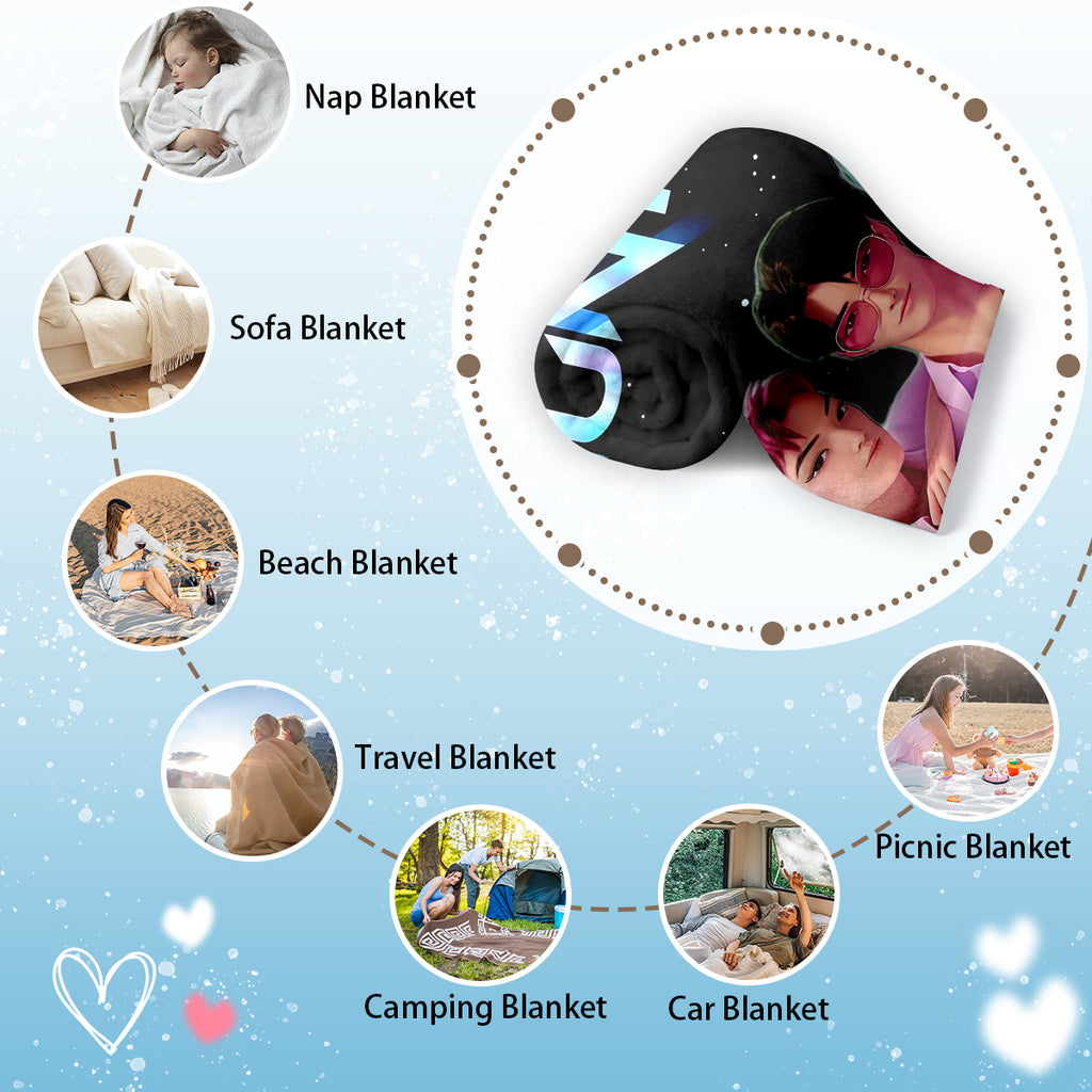 Kpop Fan Love Blanket