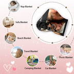 Personalized Couple Photo Blanket – Upload Photos & Add Names