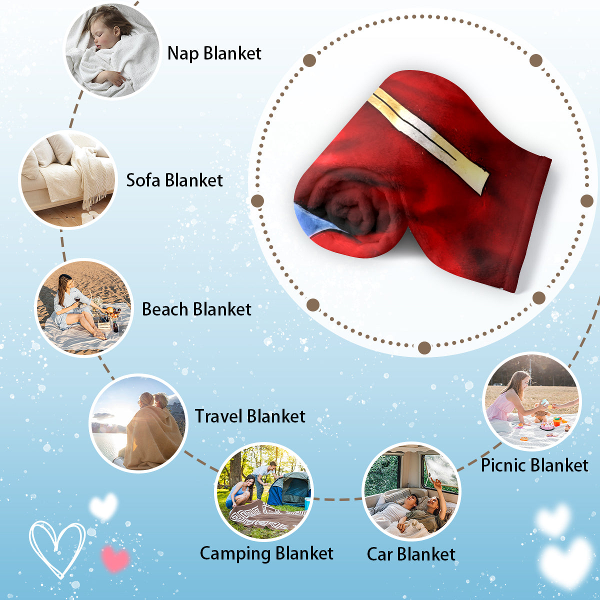 Soccer Star Fleece Blanket