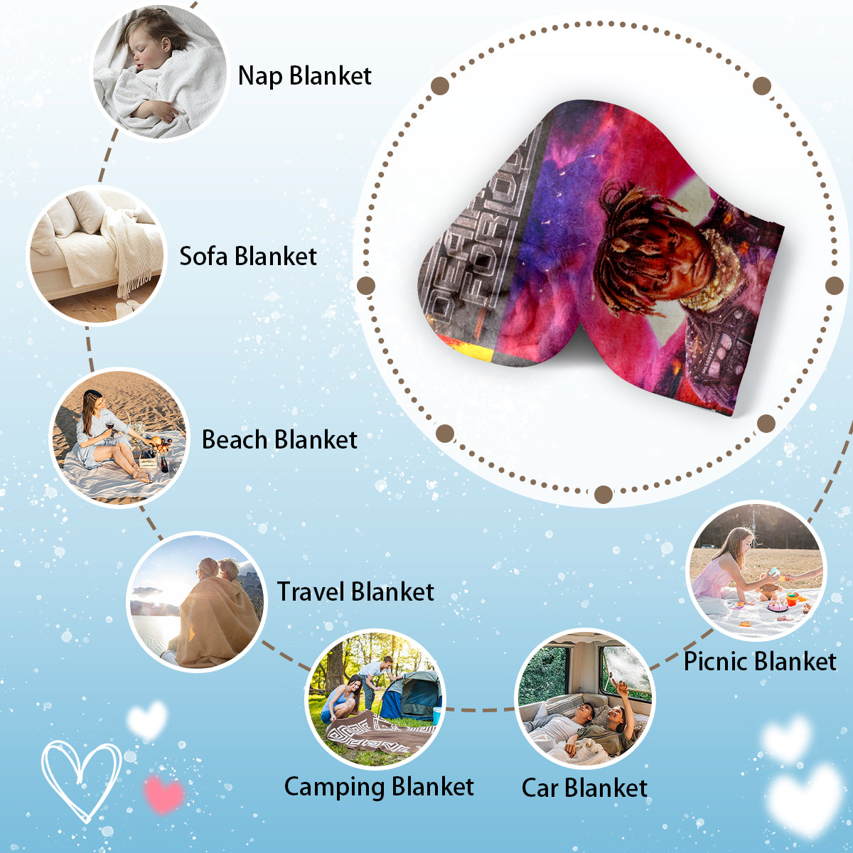 Celebrity Star Fleece Blanket