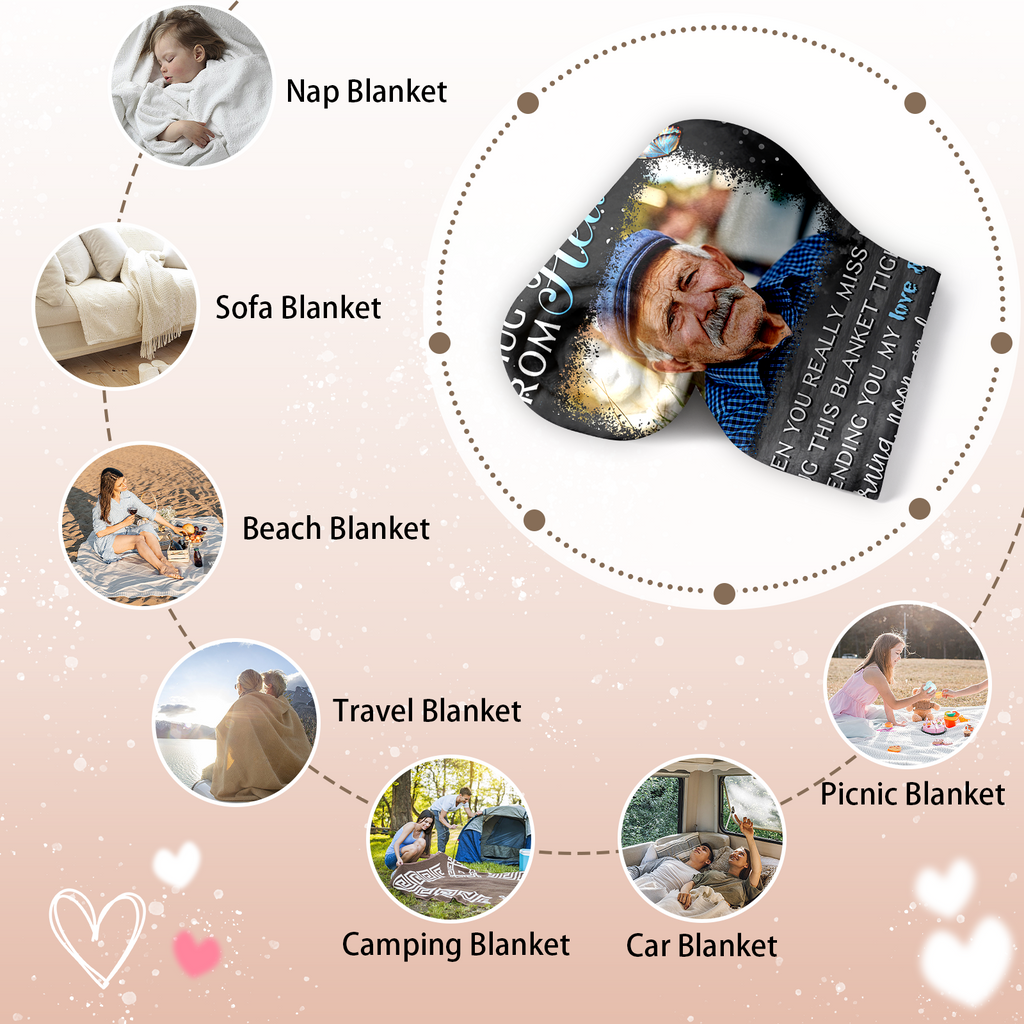 Heavenly Memory Personalized Blanket with Photo