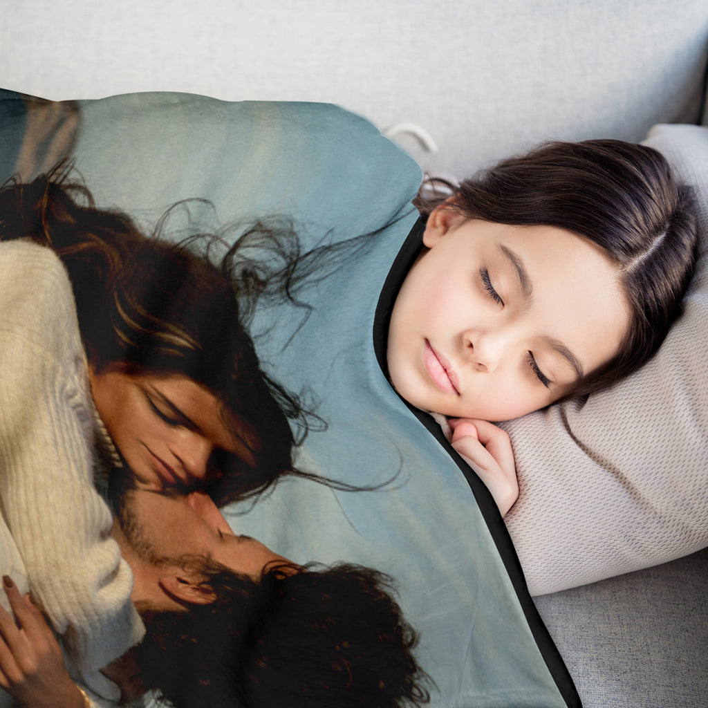 Personalized Couple Memory Blanket with Photo