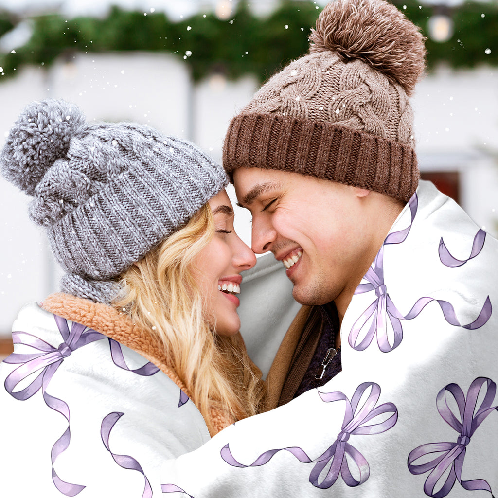 Specific Design Blanket with Bow