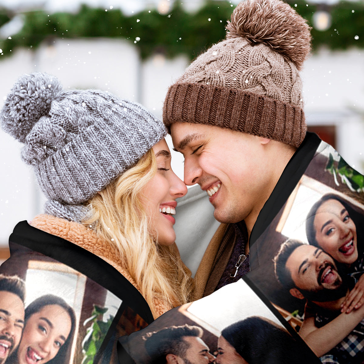 Valentine's Photo Blanket Made for Couples