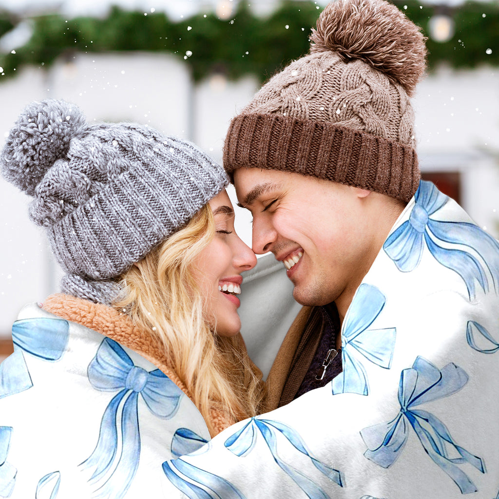 Specific Design Blanket with Bow