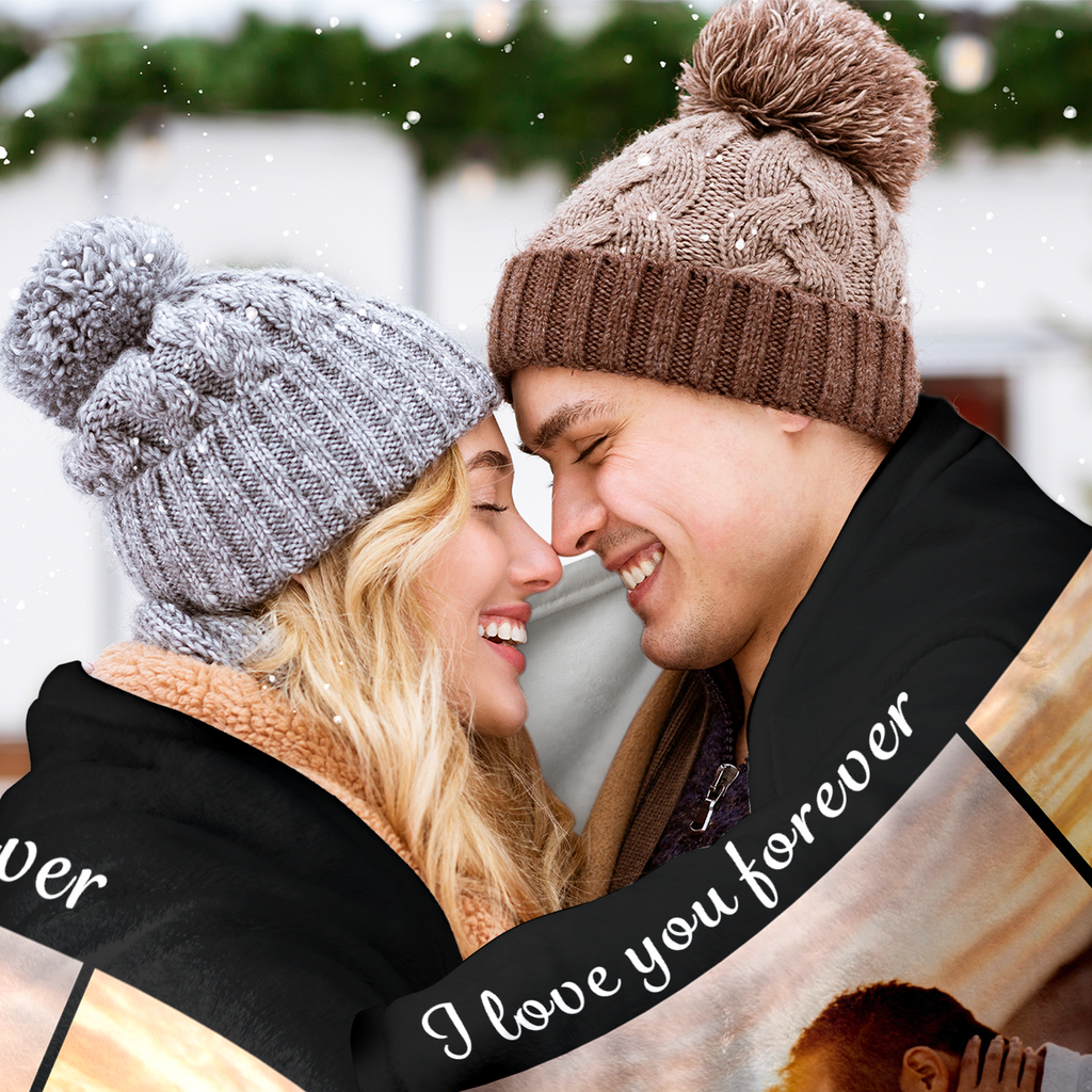Custom Blanket for Couples with Photos