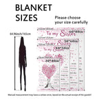 Sweet Memories Blanket for Sisters
