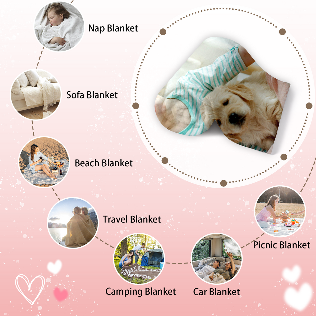 Custom Blanket for Kids & Pets