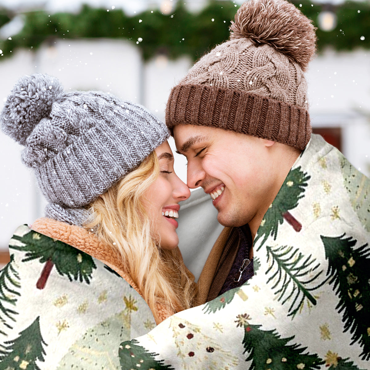 Specific Design Blanket with Christmas Tree