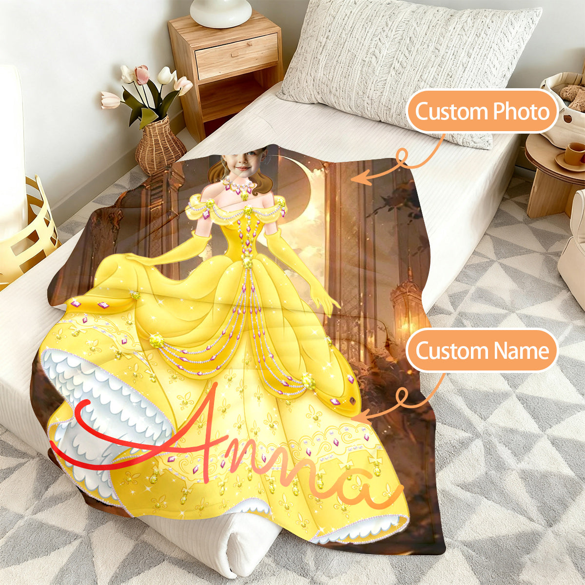 Cartoon Dreams Personalized Blankets