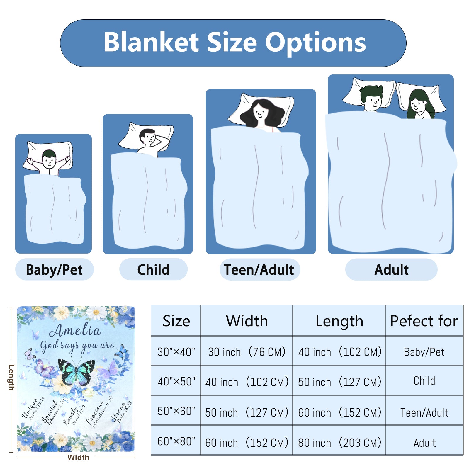 Faithful Comfort Custom Blankets