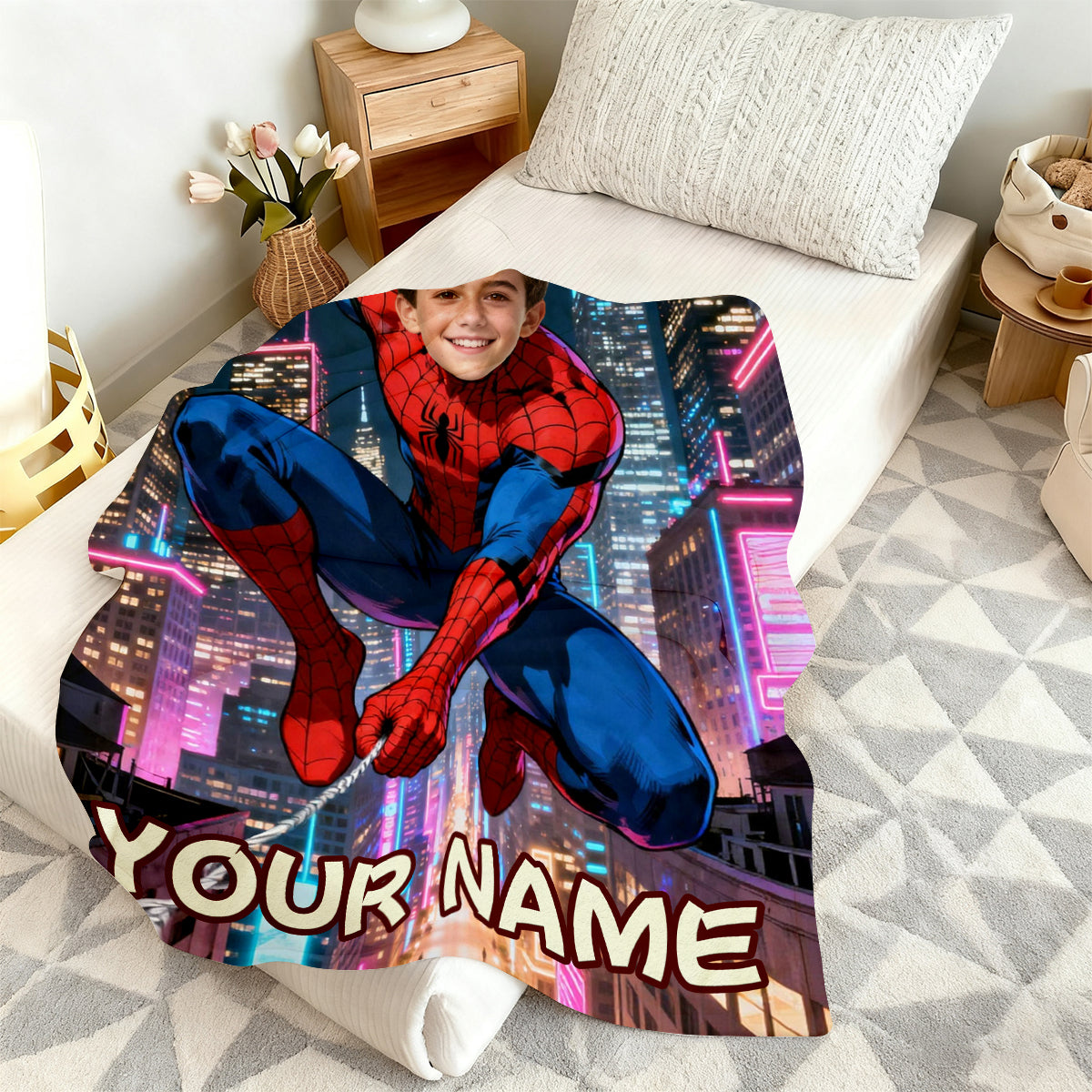 Spider-Man Heroes Custom Blanket